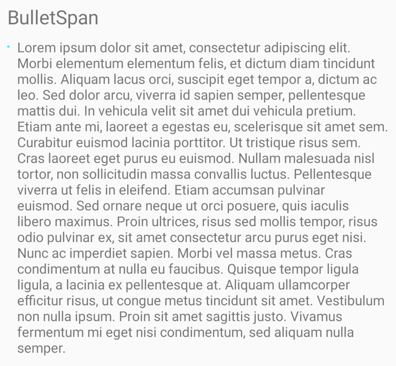 BulletSpan
