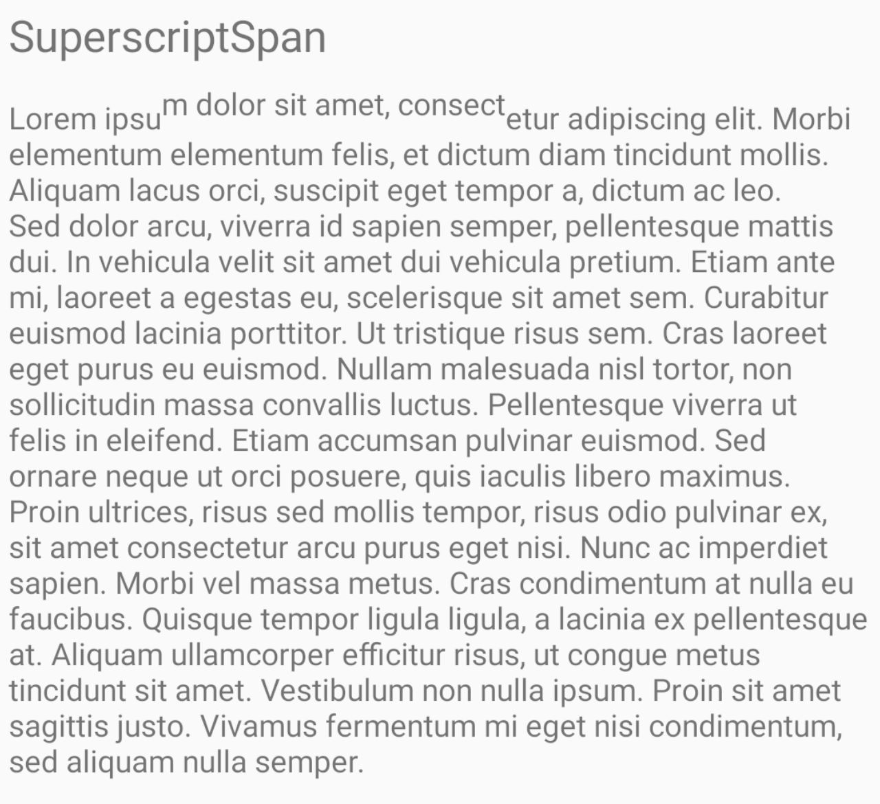 Superscript