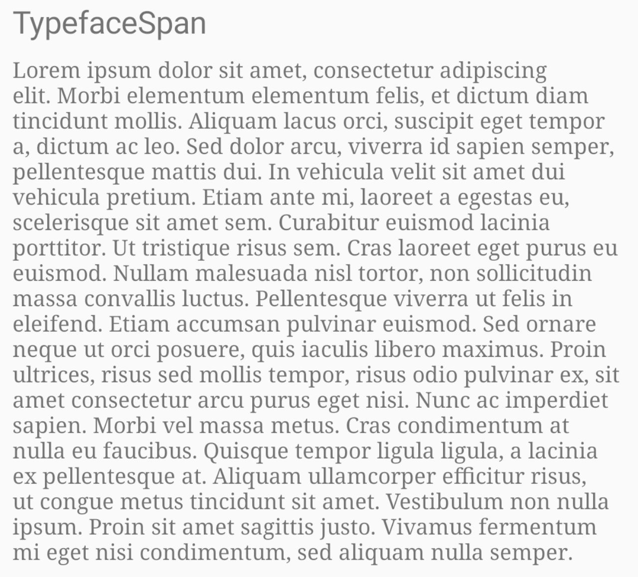 TypefaceSpan